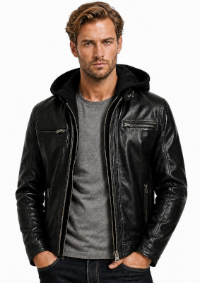 Detachable Hood Biker 2026