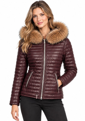 Ladies Leather Biker